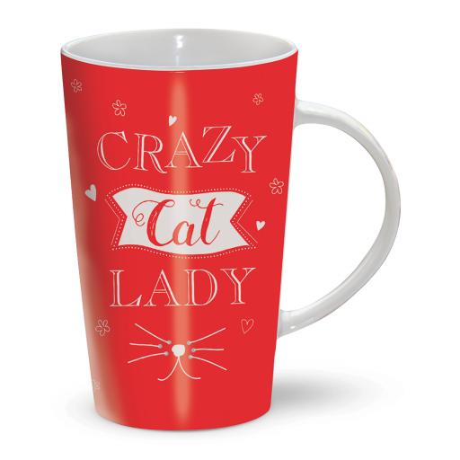 Latte Mug - Crazy Cat Lady