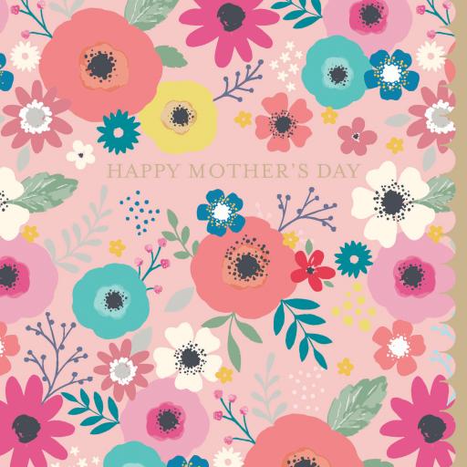 Mother's Day Card - Graphic Floral