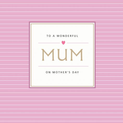 Mother's Day Card - Mum Text