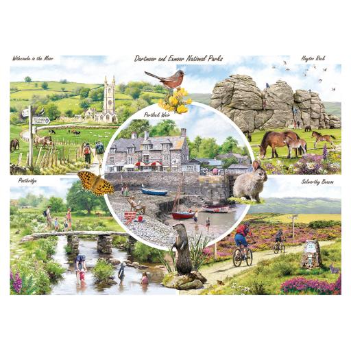 Jigsaw Puzzle 1000 Piece - Dartmoor/Exmoor National Park