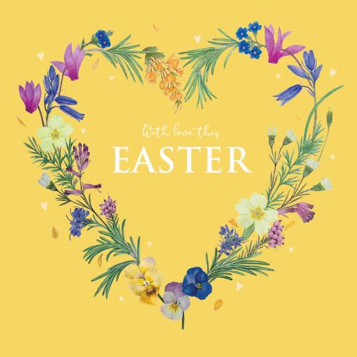 Easter Card Pack - Floral Heart