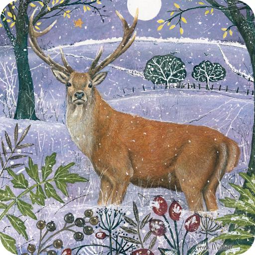Luxury Christmas Card Pack - Winter Stag