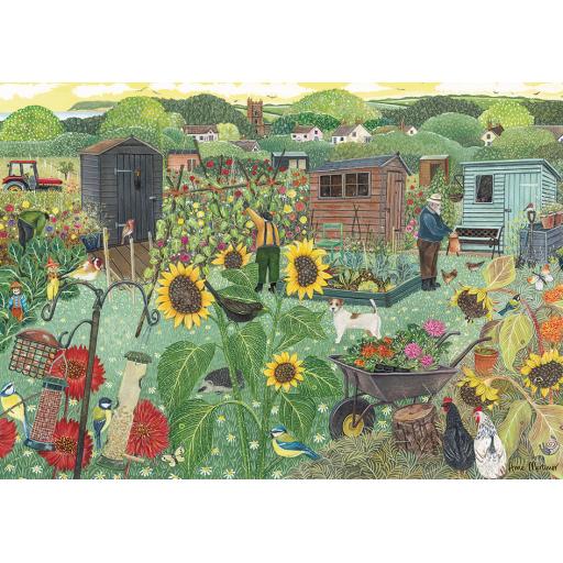1000 Piece Jigsaw Puzzle - Up the Allotment