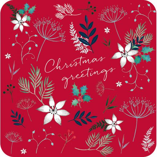 Luxury Christmas Card Pack - Winter Foliage