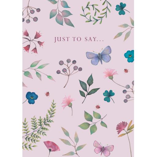 Notecard Pack - Floral Butterflies