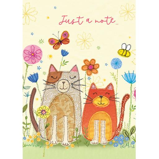 Mini Notecard Pack (6 Cards) - Happy Cats