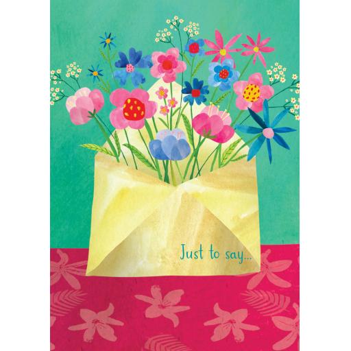 Mini Notecard Pack (6 Cards) - Floral Delivery