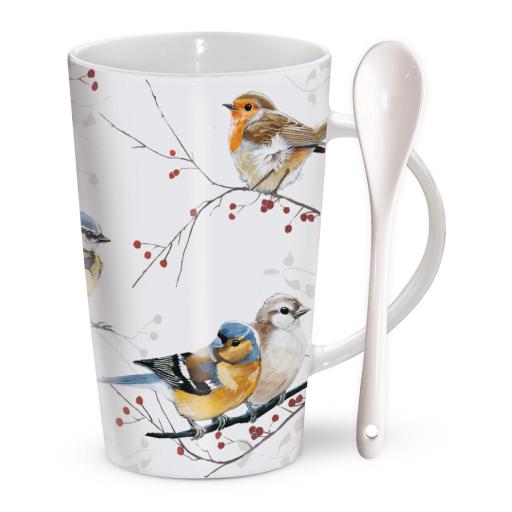 Chocolatte Mug - Winter Birds