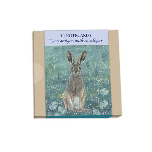 Notecard Wallets (10 Cards) - Enchanted Hare & Owl