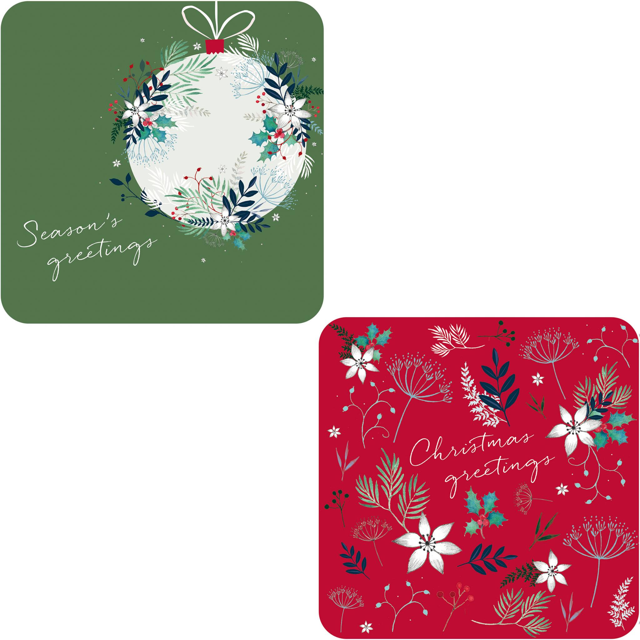 Luxury Christmas Card Pack Winter Foliage