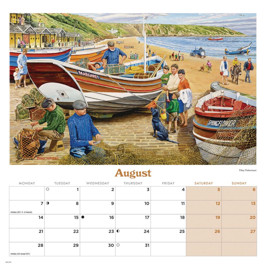 Trevor Mitchell Countryside Memories Wiro Wall Calendar 2023