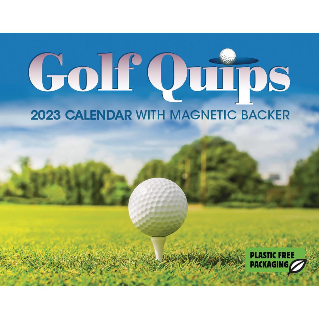 Golf Quips Mini Boxed Calendar 2023