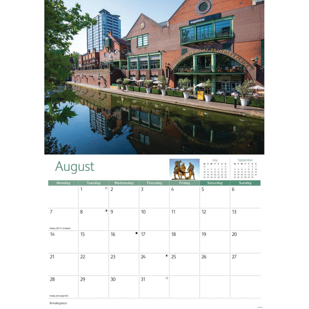 Birmingham A4 Calendar 2023