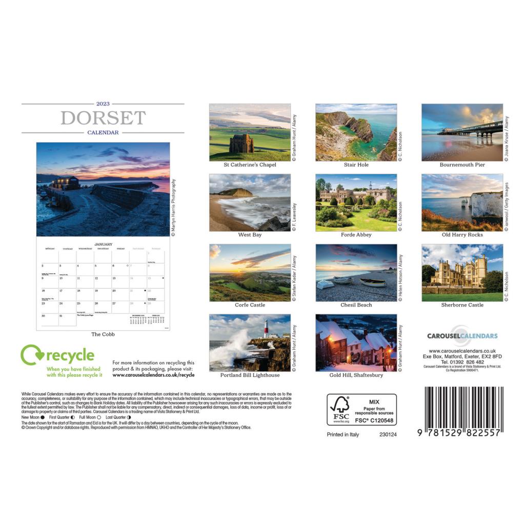 Dorset A5 Calendar 2023