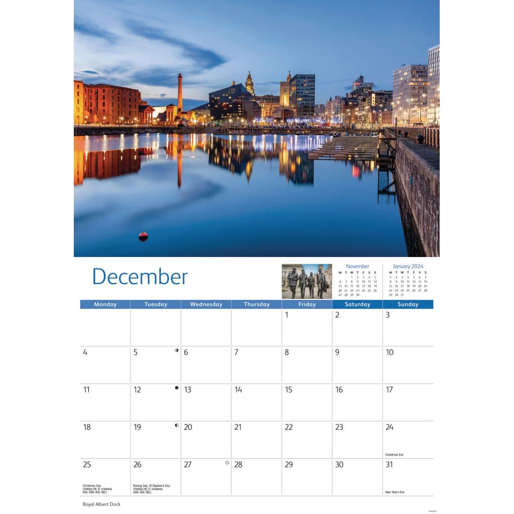 Liverpool A4 Calendar 2023