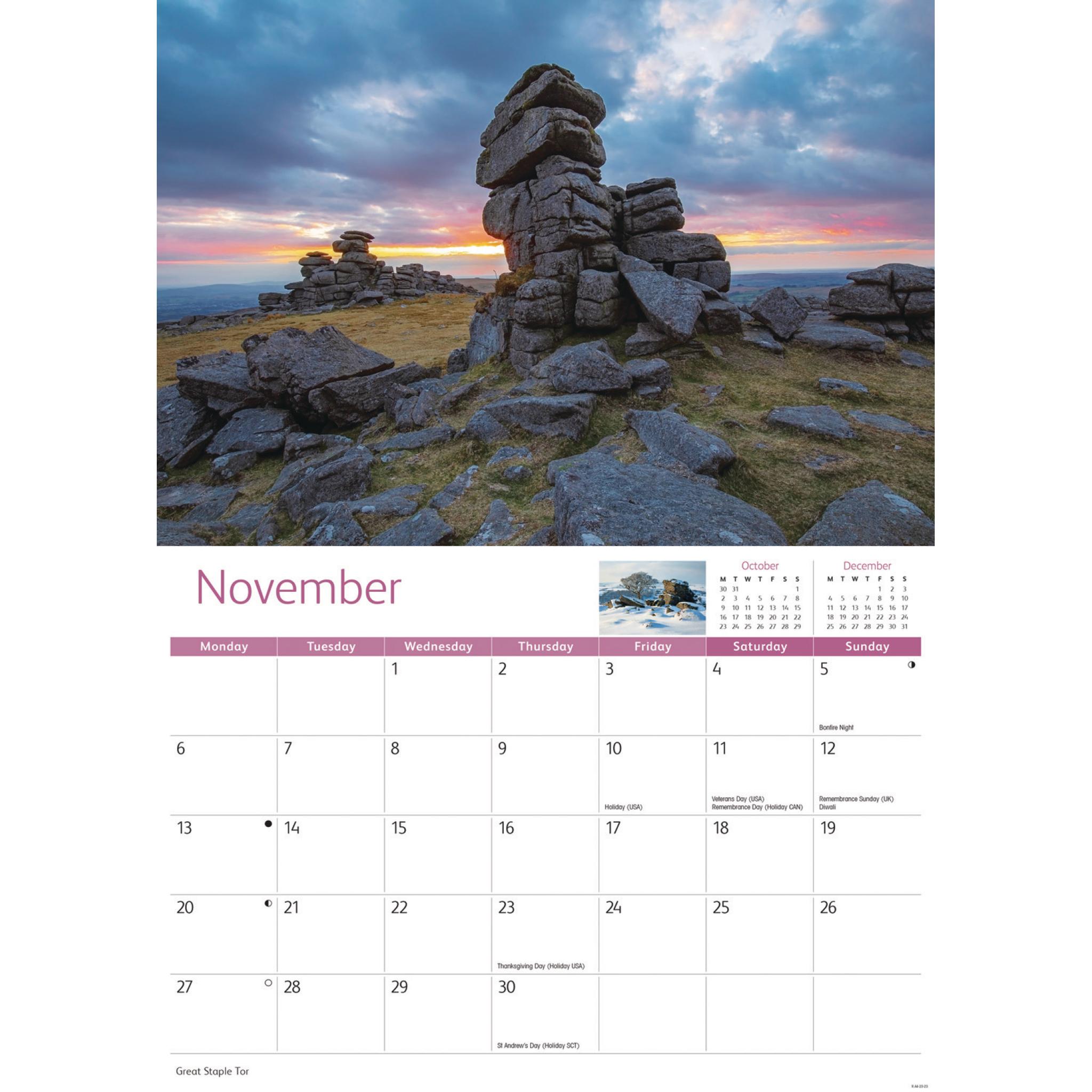 Dartmoor A4 Calendar 2023