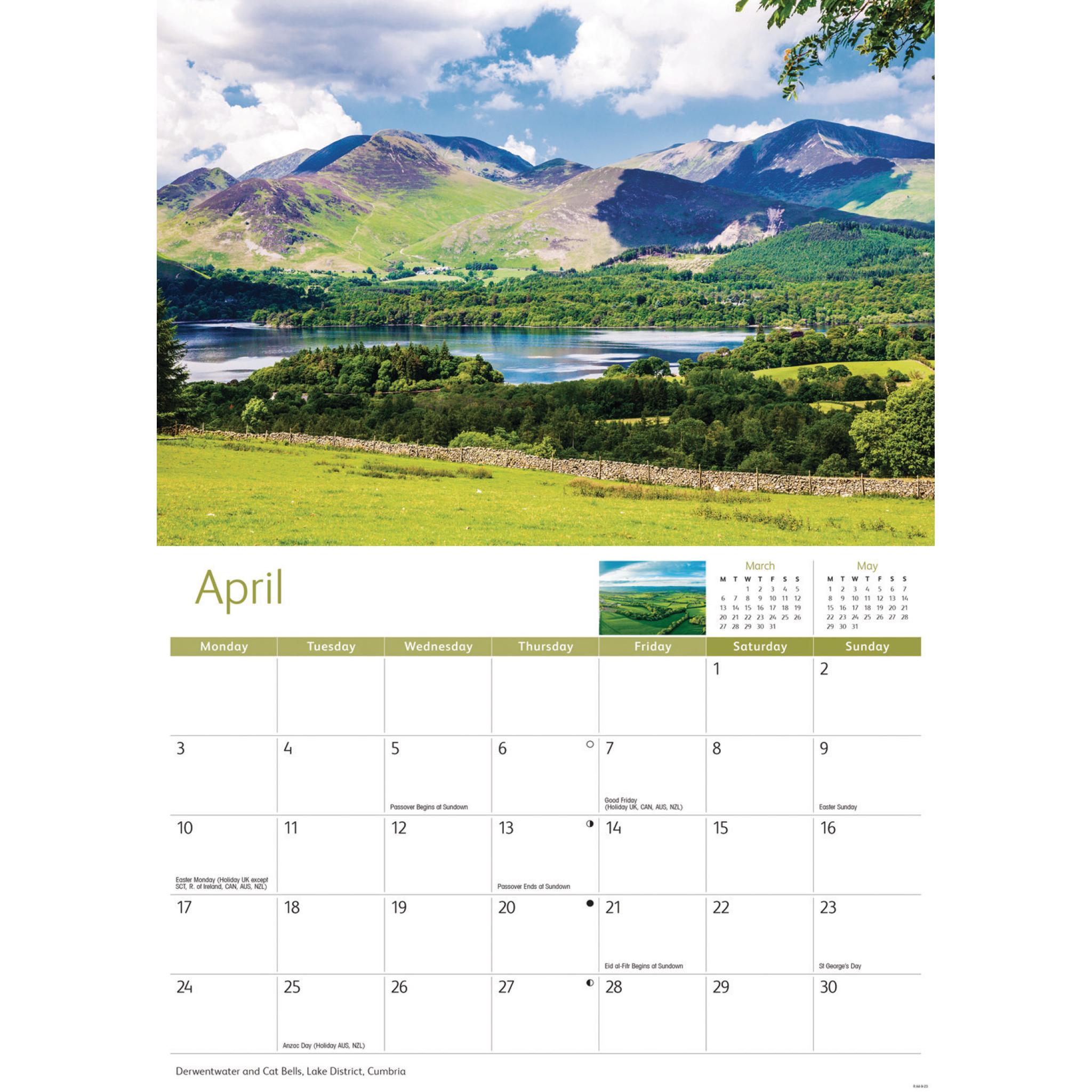 Rural Britain (PFP) A4 Calendar 2023