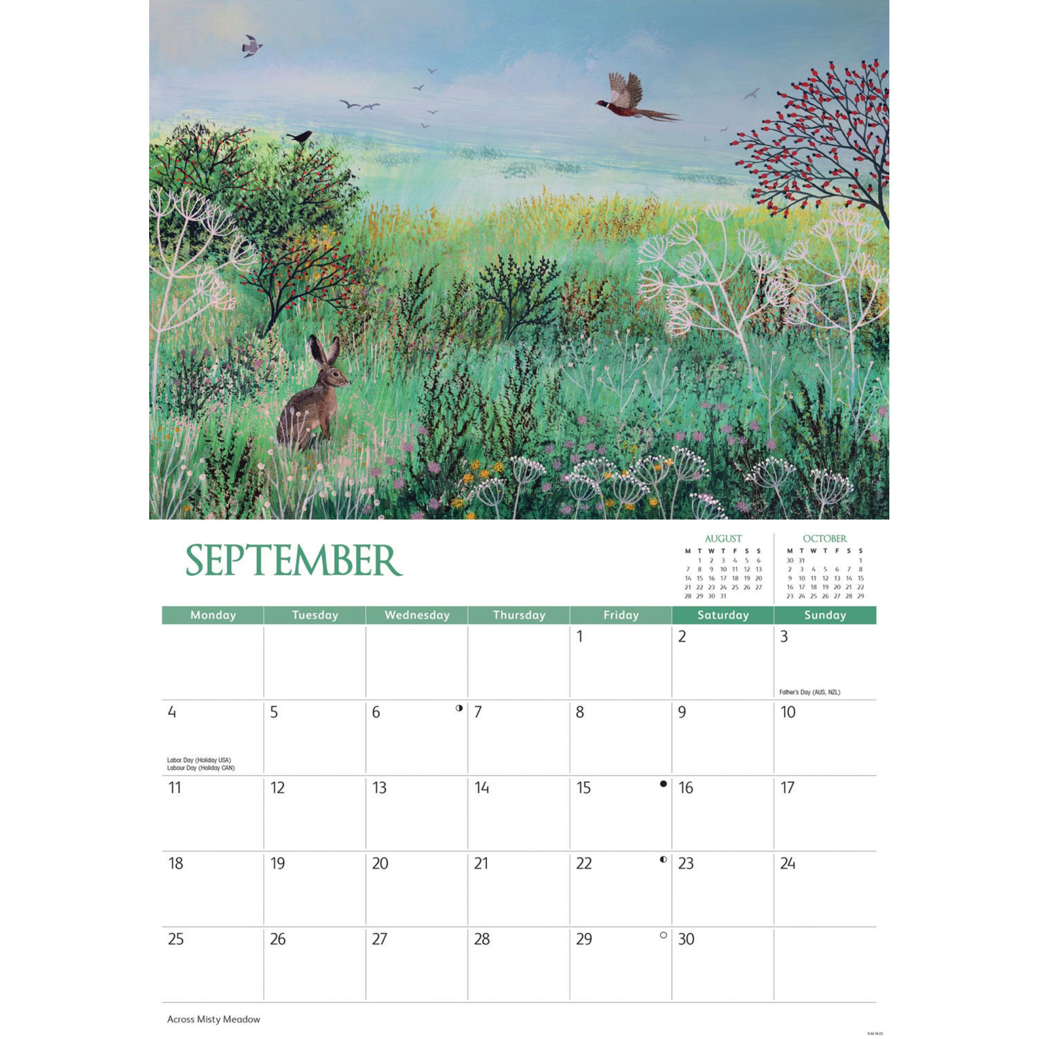 Jo Grundy Country Year (PFP) A4 Calendar 2023