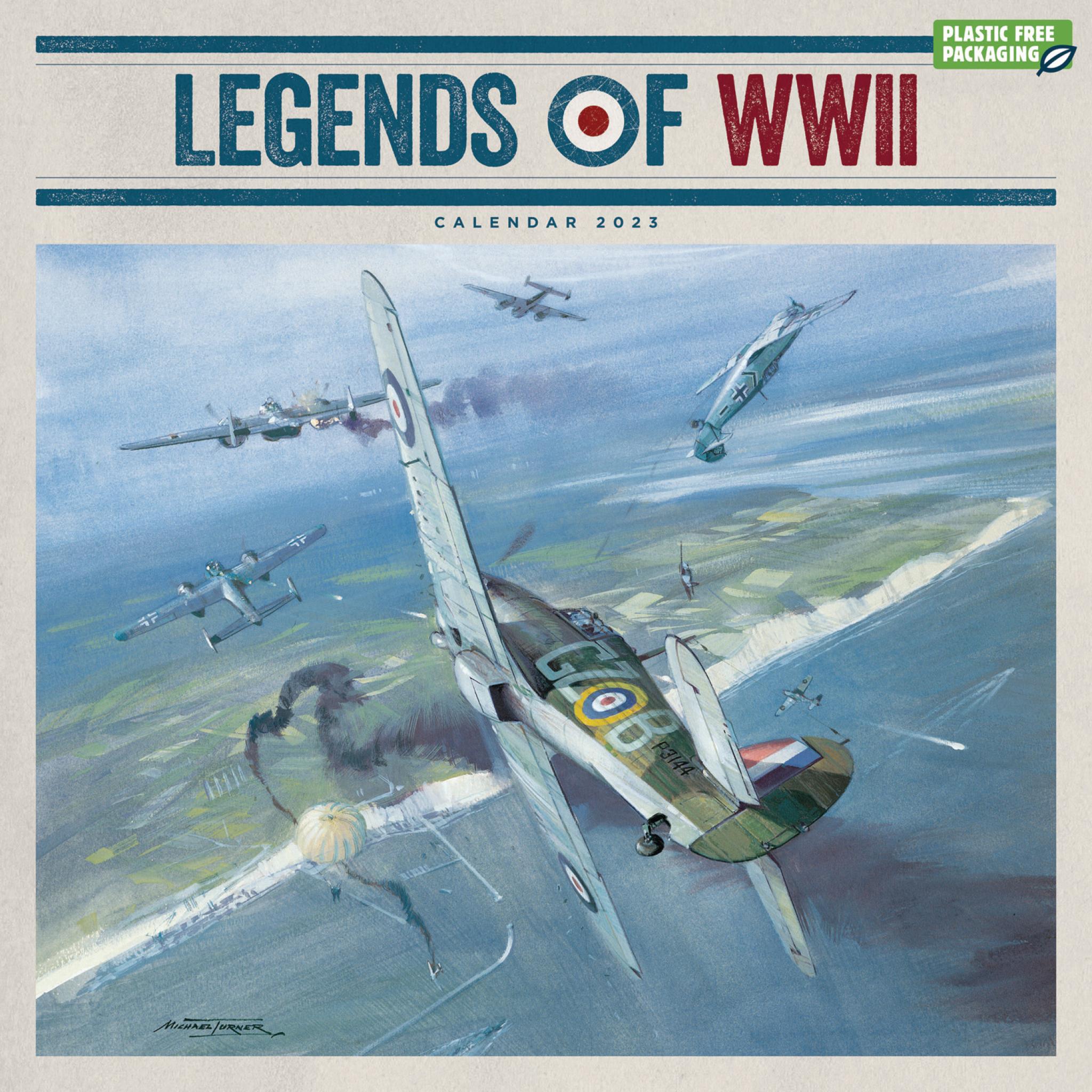 Legends of WWII (PFP) Wall Calendar 2023