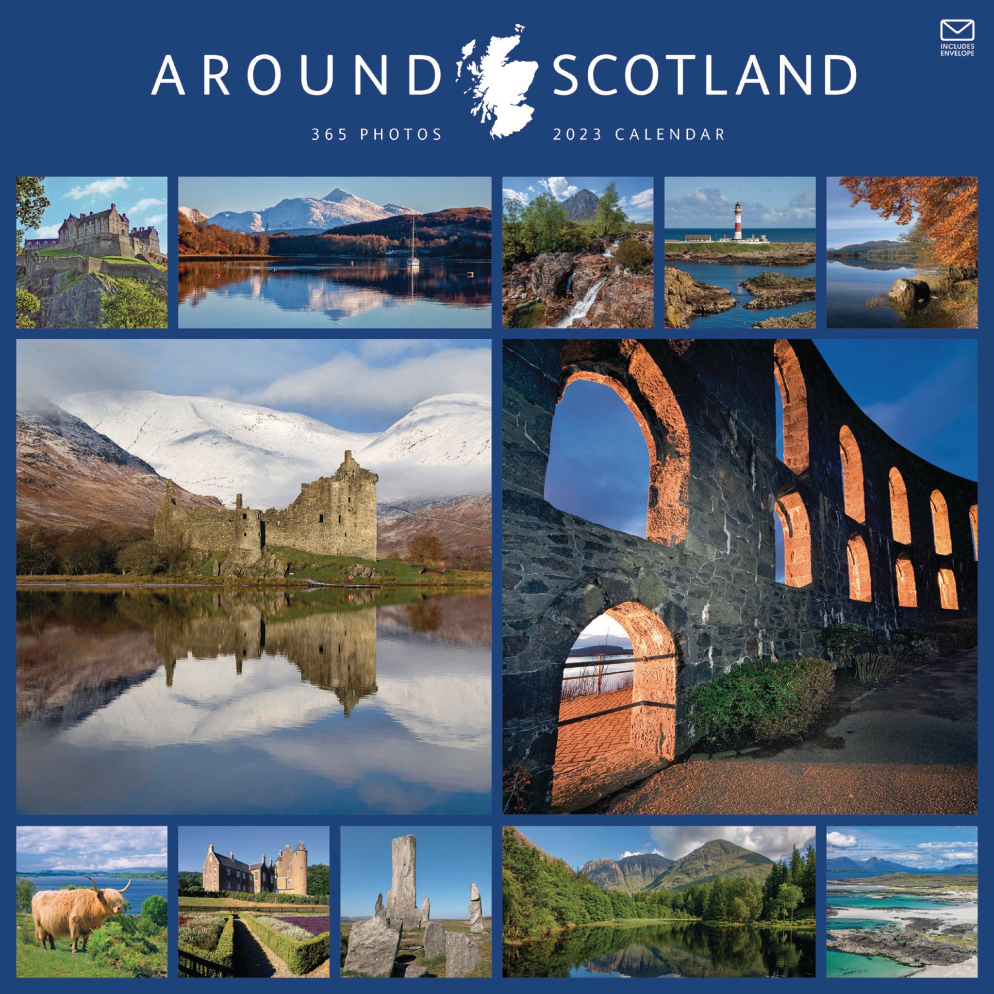 Around Scotland Wall Calendar 2023