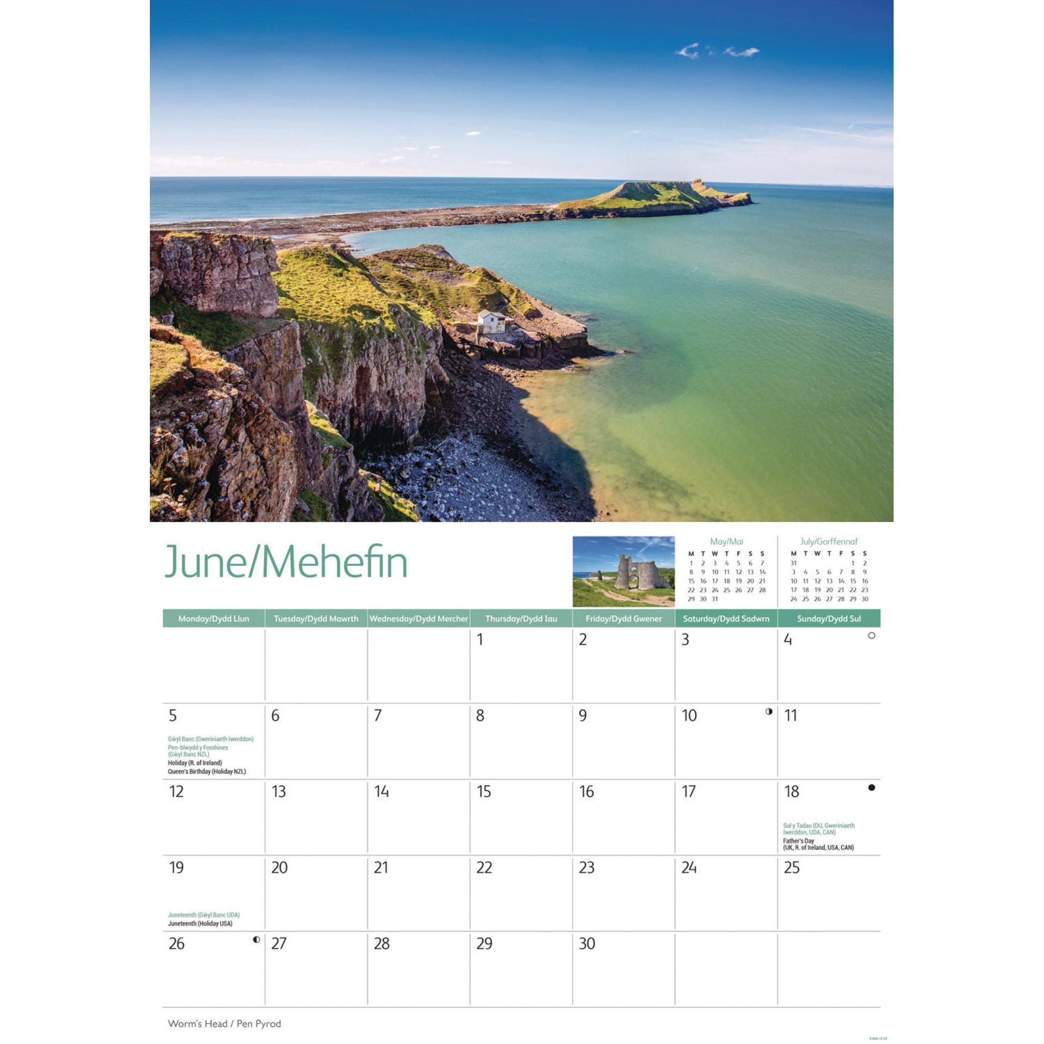 Gower A4 Calendar 2023