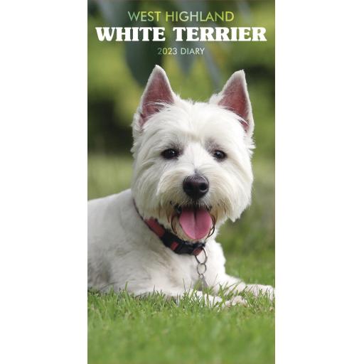 West Highland White Terrier Slim Diary 2023