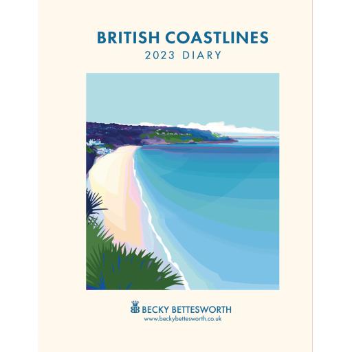 British Coastlines By Becky Bettesworth Dlx Diary 2023