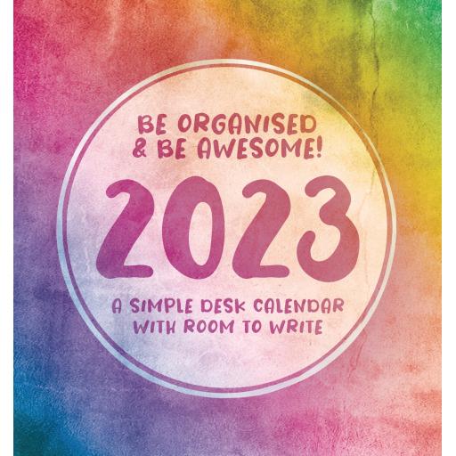 Be Organised & Be Awesome Easel Calendar 2023
