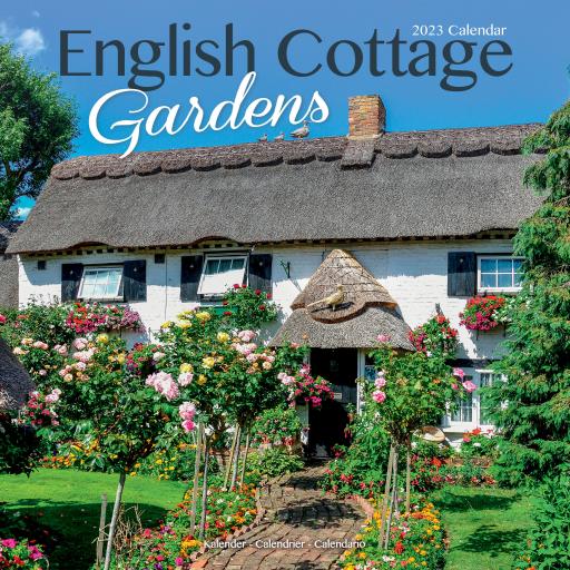 English Cottage Gardens Wall Calendar 2023