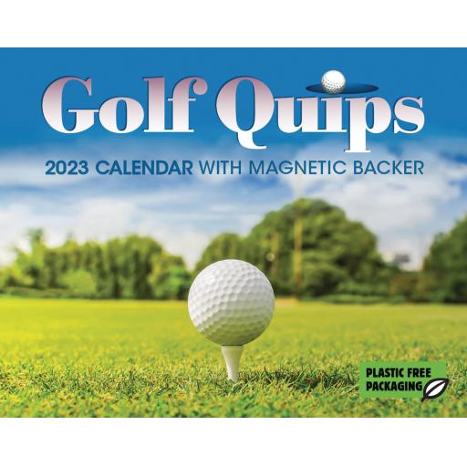 Golf Quips Mini Boxed Calendar 2023