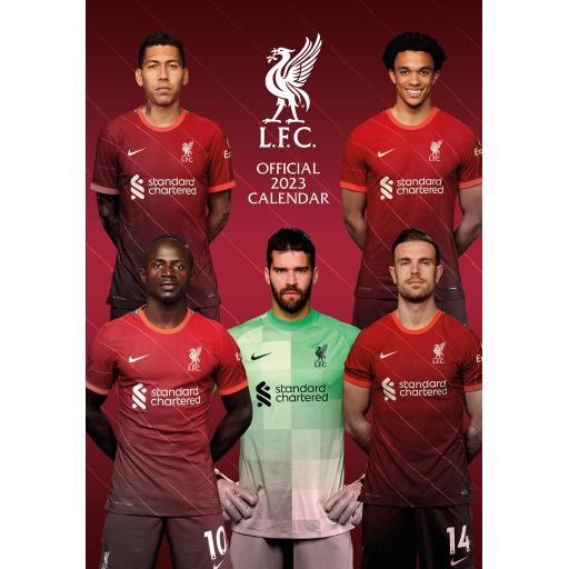 Liverpool FC A3 Calendar 2023