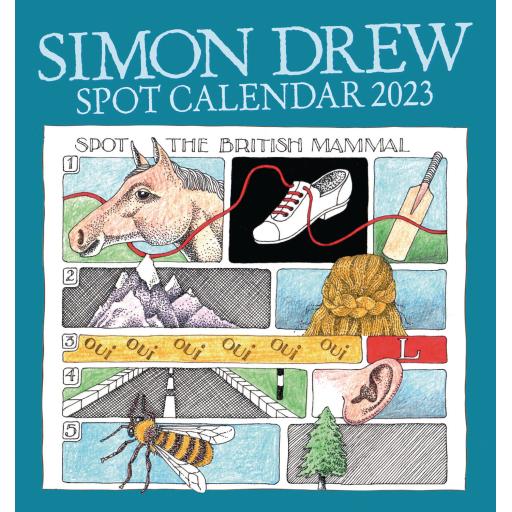Simon Drew Easel Calendar 2023
