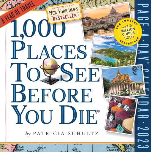1000 Places To See Before You Die Boxed Calendar 2023