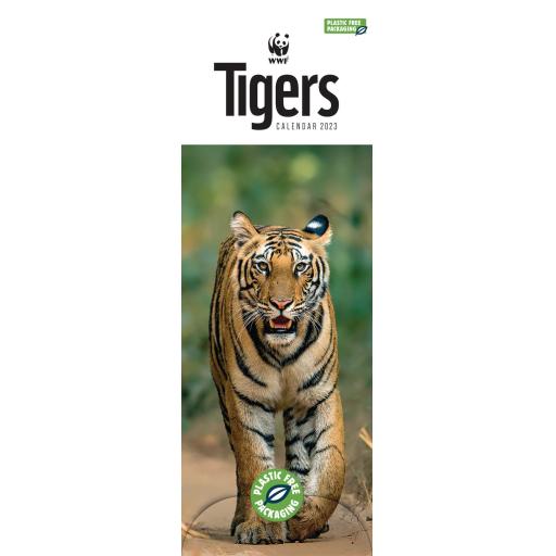 WWF Tigers (PFP) Slim Calendar 2023