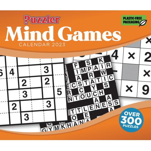 Puzzler Mind Games Boxed Calendar 2023