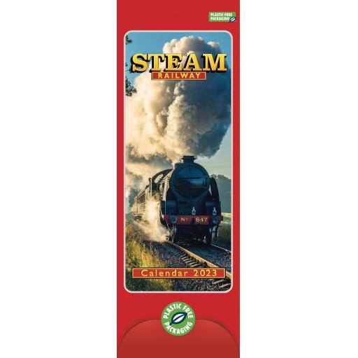 Steam Railway (PFP) Slim Calendar 2023