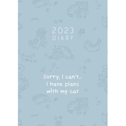Fashion Diary Plans with my Cat A6 Diary 2023