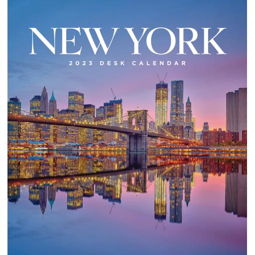 New York Easel Calendar 2023