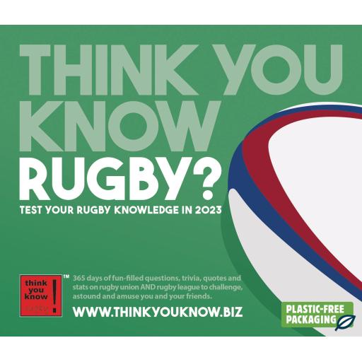Think You Know Rugby Boxed Calendar 2023