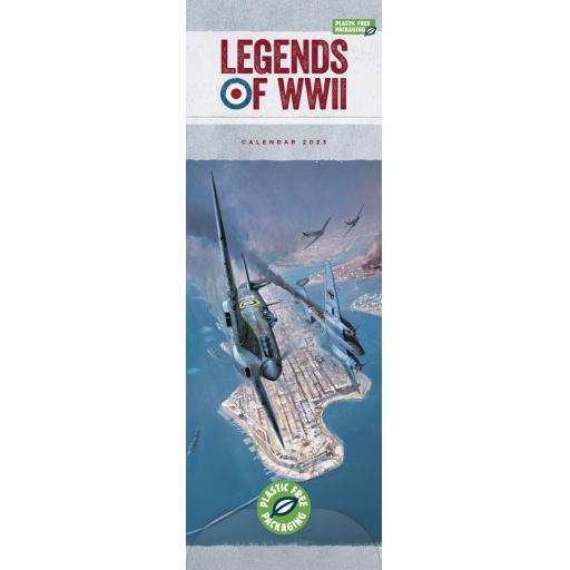 Legends of WWII (PFP)Slim Calendar 2023
