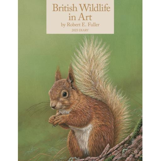 British Wildlife in Art By Robert Fuller Dlx Diary 2023