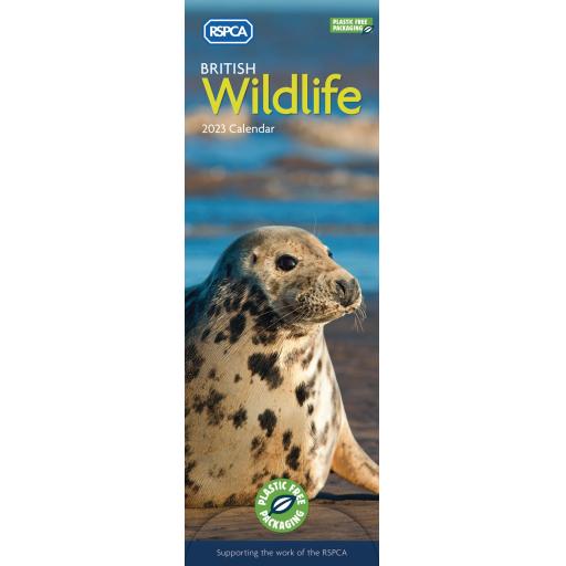 RSPCA British Wildlife Slim (PFP) Calendar 2023