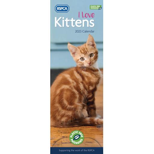 RSPCA I Love Kittens Slim (PFP) Calendar 2023