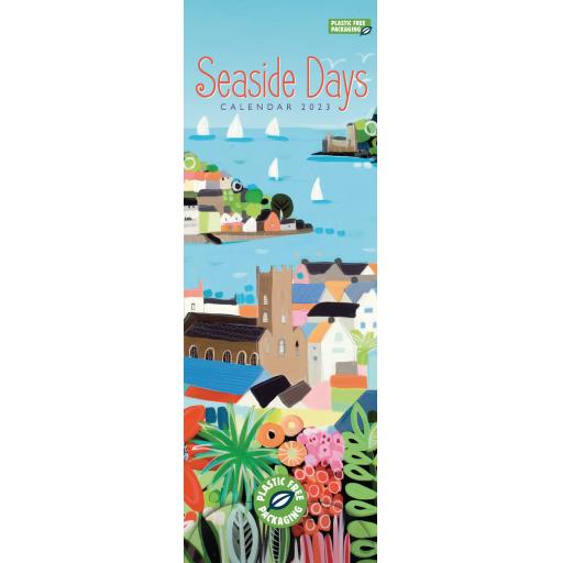 Janet Bell Seaside Days (PFP) Slim Calendar 2023