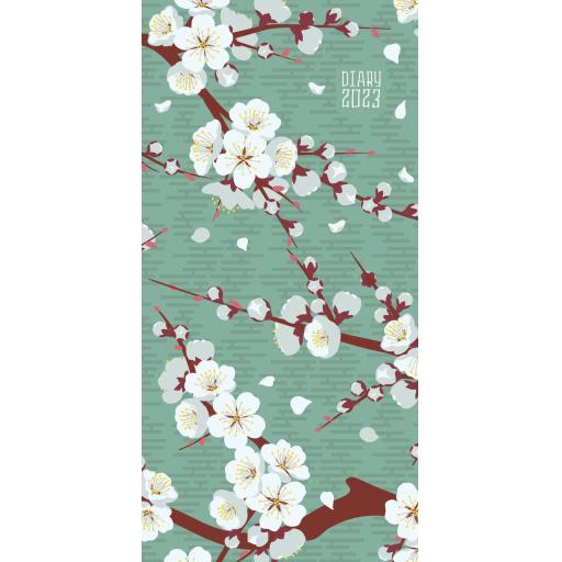 Fashion Diary Japanese Cherry Blossom Slim Diary 2023