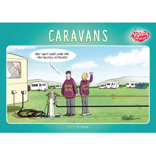 Young At Heart Caravans A4 Calendar 2023