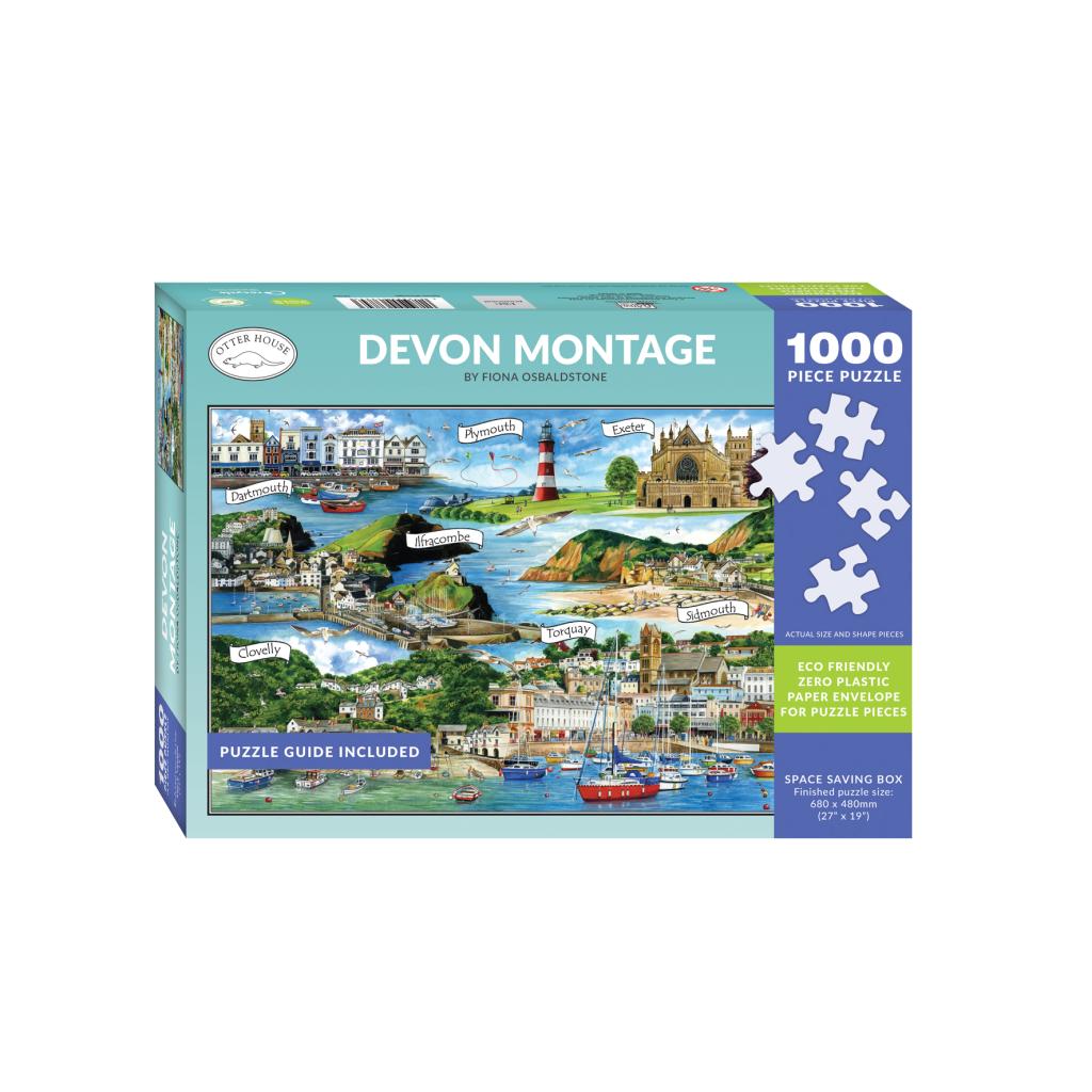 1000 Piece Jigsaw - Devon Montage | Animal Gift Club