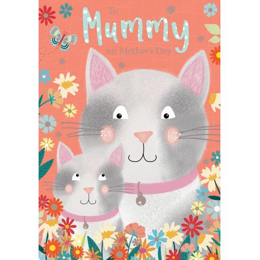 Mother's Day Card - Cat & Kitten