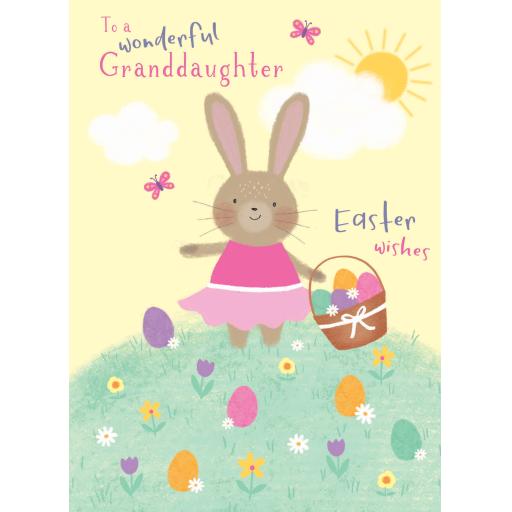 Easter Card - Granddaughter Bunny