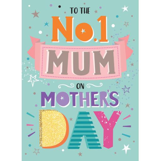 Mother's Day Card - No.1 Mum